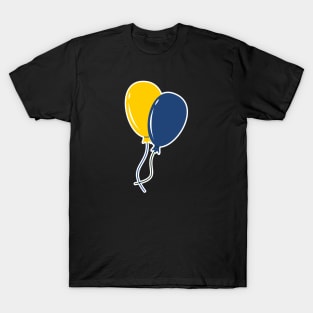 Balloons - Blue & Yellow T-Shirt